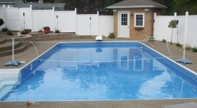 Inground Pool with Dive, Volleyball for Pool, Rectangle Pool, Rectangle Inground