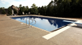 Automatic Pool Cover, Inground Pool with Dive