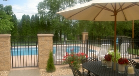 Pool Fencing, Delguard Fencing, Inground Pool, Fence Around Pool